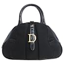 Sac à main en nylon noir Christian Dior