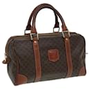 Sac Boston en toile Macadam CELINE en cuir PVC marron Auth 82687 - Céline