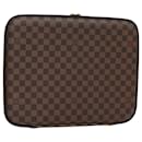 LOUIS VUITTON Capa para computador Damier Ebene MM N58023 Auth LV 82125A - Louis Vuitton