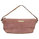 GUCCI Accessory Pouch Suede Pink 039 1103 2123 Auth 83424 - Gucci