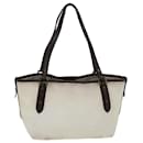 Sac fourre-tout Burberry Blue Label en toile blanche Auth ti1825