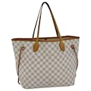 LOUIS VUITTON Borsa Tote Neverfull MM Damier Azur N41605 LV Auth 80795 - Louis Vuitton