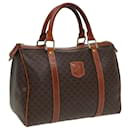 Sac Boston en toile Macadam CELINE en cuir PVC marron Auth 81440 - Céline