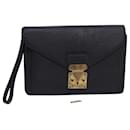 LOUIS VUITTON Epi Serie Dragonne Hand Bag Black Noir M52612 LV Auth th5123 - Louis Vuitton