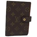 LOUIS VUITTON Monogram Agenda PM Capa de Planejador Diário R20005 LV Auth 72058 - Louis Vuitton