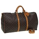 LOUIS VUITTON Monogram Keepall Bandouliere 60 Boston Bag M41412 LV Auth am6490 - Louis Vuitton