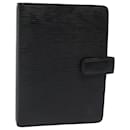 LOUIS VUITTON Epi Agenda MM Tagesplaner Cover Schwarz R20042 LV Auth ti1788 - Louis Vuitton