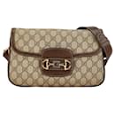 Gucci Old GG Supreme Horsebit Schultertasche