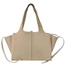 Sac fourre-tout en cuir beige Celine - Céline