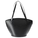 Bolso de Hombro Louis Vuitton Epi Saint Jacques Noir