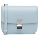 Sac à bandoulière Celine Medium Classic Box bleu - Céline