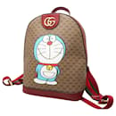 Mochila Doraemon Micro GG Supreme marrón de Gucci