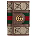 Portachiavi Gucci GG Supreme Ophidia marrone