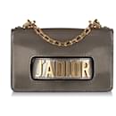 Gray Dior JaDior Mini Chain Flap Shoulder Bag