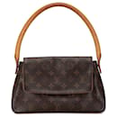 Braune Louis Vuitton Monogram Looping Mini Schultertasche