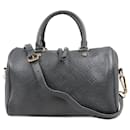 Louis Vuitton Empreinte Monogram Empreinte Speedy Bandouliere 30 in Navy Blue M40753