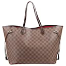 Louis Vuitton Damier Ebene Neverfull GM Shoulder Bag N51106