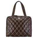 Bolsa Chanel Matelassé Coco Mark Wild Stitch