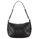 Bolsa de Ombro Chanel Matelassé Coco Mark Chain