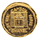 Chanel Cambon Gold Plated Brooch