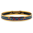 Hermes Enamel PM Cloisonne Flag Bangle - Hermès