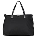 Prada Triangle Plate Handbag Tote Bag