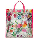 Gucci Multi Flora Print Vinyl Tote