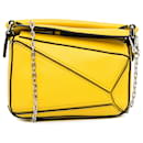 LOEWE Yellow Nano Puzzle Satchel - Loewe