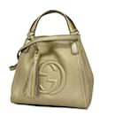 Gucci Soho Handbag in Champagne Gold