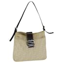 FENDI Zucca Canvas Mamma Baguette Shoulder Bag Beige Auth yk13591 - Fendi