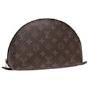 LOUIS VUITTON Trousse Demi Ronde Monogram Pouch Cosmétique M47520 LV Auth 83203 - Louis Vuitton