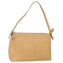 Burberry Schultertasche aus Leder Beige Auth am6447