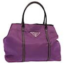 PRADA Handtasche aus Nylon lila Auth 81749 - Prada