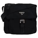 PRADA Shoulder Bag Nylon Black Auth am6471 - Prada