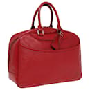 LOUIS VUITTON Epi Deauville Borsa a Mano SPO Rossa LV Auth 81729 - Louis Vuitton