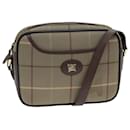 Burberrys Nova Check Shoulder Bag Canvas Beige Auth 81656 - Autre Marque