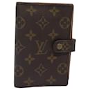 LOUIS VUITTON Monogram Agenda PM Couverture de Planificateur de Jour R20005 LV Auth ti1789 - Louis Vuitton