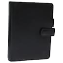 LOUIS VUITTON Epi Agenda MM Day Planner Cover Black R20042 LV Auth yk13516 - Louis Vuitton