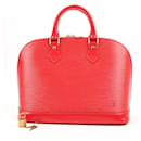 Louis Vuitton Epi Leather Alma PM Handbag in Red M52147