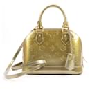 Bolsa de mão 2Way Vernis Alma BB em verde M91557 da Louis Vuitton