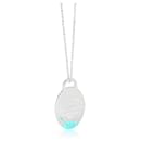 Tiffany & Co. Return To Tiffany Splash Pendant On 30 Inch Chain Sterling Silver