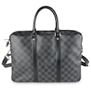 Porte-documents de voyage PM en toile Damier Graphite Louis Vuitton