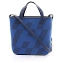 Sac à épaule Hermes H En Bier PM Bleu - Hermès