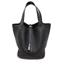 Bolso tote Hermes Picotin Lock MM Negro - Hermès