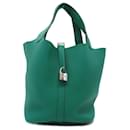 Hermes Picotin Lock MM Handbag in Vert Jade - Hermès