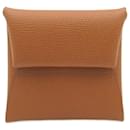 Hermes Bastia Coin Purse in Gold Brown - Hermès