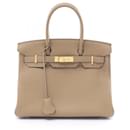 Sac à main Hermes Birkin 30 Beige Marfa - Hermès