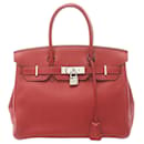 Sac à main Hermes Birkin 30 Rouge Garance - Hermès