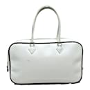 Hermes Plume 28 White Handbag - Hermès