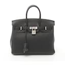 Bolsa Hermes Birkin 25 em couro Togo preto - Hermès